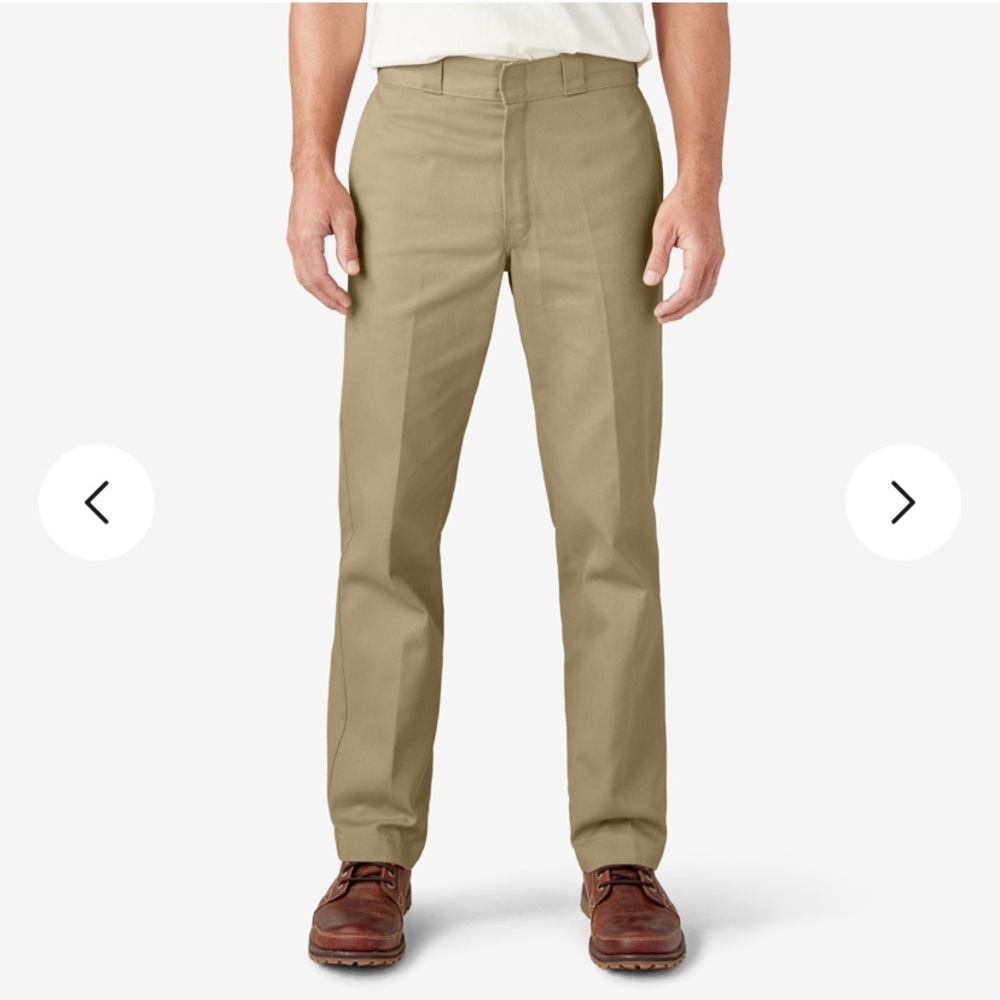 Dickies Original 874 Work Pants Men's 32x31 Tan Beige Khaki Traditional Workwear